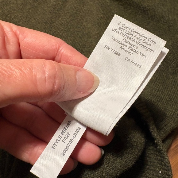 J Crew classic crewneck cashmere sweater - as is - size small - Picture 6 of 8